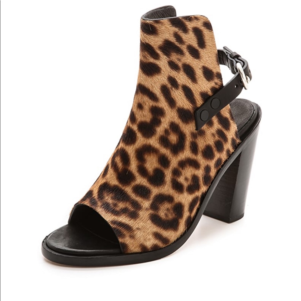 NWT Rag & Bone Calf Hair Leopard Open Toe … - Picture 4 of 16